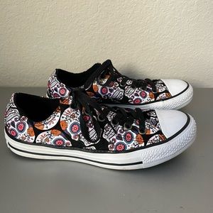 Women’s Converse Allstar Sugar Skull Shoes